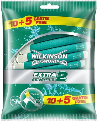 Zdjęcie produktu dla Wilkinson Extra2 Sensitive 10+5 ks