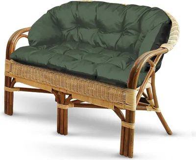 Produktbild von Gartenkissen 190x40 cm für Sofa, Bank, wasserfest, grün