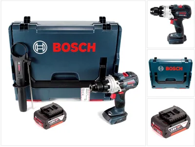 Zdjęcie produktu dla Bosch GSB 18V-85 C akumulatorowa wiertarko-wkrętarka udarowa 18V 85Nm 1/2" bezszczotkowa + 1x akumulator 5.0Ah + L-Boxx - bez ładowarki