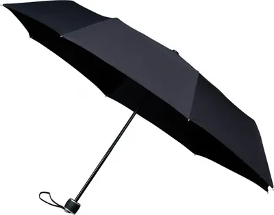 Produktbild von Minimax Faltbarer Regenschirm mit Handöffnung Ø 100 cm Schwarz