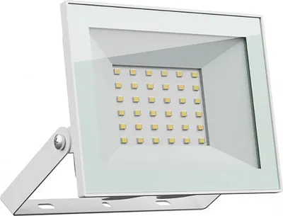 Produktbild von Spectrum LED Fluter Noctis Lux 4 Weiß IP65 30W 2500lm Tageslicht 6000K kaltweiß 100°