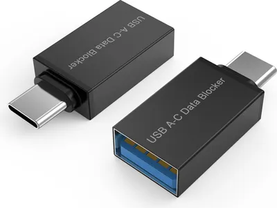Produktbild von USB-C Datenblocker [2 Stück] – USB-A zu USB-C – Sicherladen - Anti-Hacking