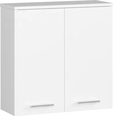 Produktbild von AKORD Furniture Factory OP0LLAZBIA005, Weiß, Frei stehend, 2 Regale, 2 Tür(en), Matt, Drehtür