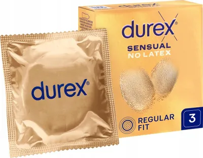 Obrázek produktu pro Kondomy Durex Sensual No Latex, 3 kusy