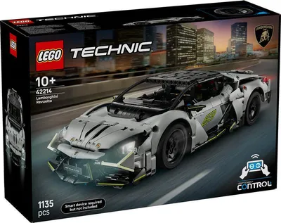 Produktbild von LEGO Technic Lamborghini Revuelto Supersportwagen Spielzeug – ferngesteuertes Automodell mit Lichtfunktionen, Lenkung und wiederaufladbarem Akku-Hub – Geschenk für Jungen ab 10 Jahren – 42214