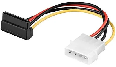 Zdjęcie produktu dla PremiumCord, kabel zasilający SATA, kątowy (90 stopni)