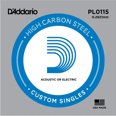 Image de D'Addario PL0115 - acier lisse .0115
