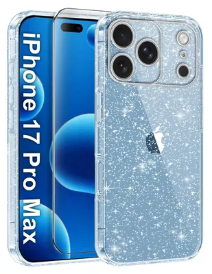 Immagine prodotto di Custodia per iPhone 17 Pro Max CASE CLEAR BROKAT SHINY 2MM + VETRO