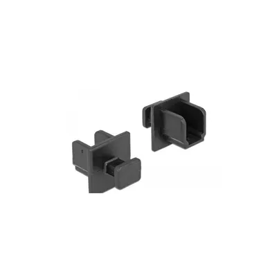 Immagine prodotto di Copertura antipolvere per presa USB 3.0 tipo B con impugnatura 10 pezzi nero