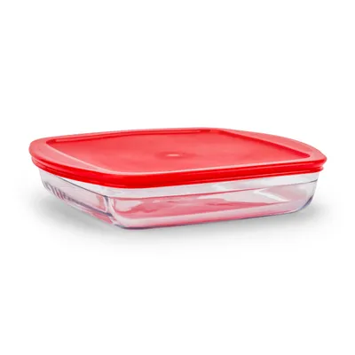 Image de Cocotte en verre avec couvercle Plat à four ARCUISINE 1,7 L