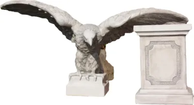 Produktbild von Adler mit Sockel Steinguss Frostfest Witterungsbeständig ST-103123-ST-103335