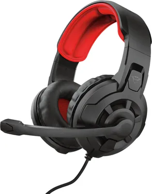 Produktbild von Trust GXT 411 Radius, Kabelgebunden, Gaming, 309 g, Kopfhörer, Schwarz, Rot
