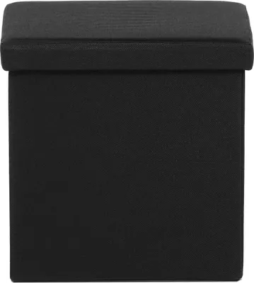 Produktbild von Autronic Taburet s úložným prostorem látka černá (TAB-461 BK2)
