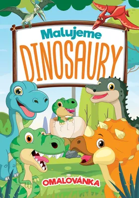 Obrázok produktu pre Maľujeme dinosaury Omaľovánky