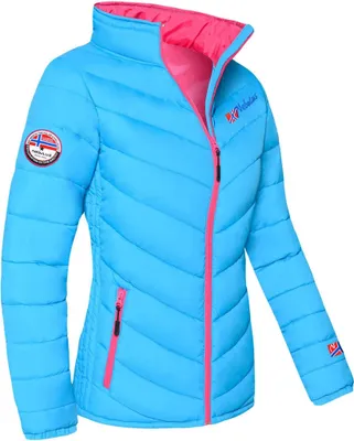Productafbeelding van Nebulus Winterjas TANNO, damesmodel, warme outdoorjas, praktische en veelzijdige tussen- en winterjas, artikelnummer P4793 - dames, kleur: malibublauw, maat: L/40