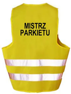 Zdjęcie produktu dla Kamizelka odblaskowa imprezowa MISTRZ PARKIETU