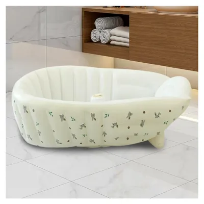 Produktbild von Baby Badewanne | Kleinkinder Bade Wanne,klappbare Sitz Duschewanne tragbar Badezubehör für Kleinkinder
