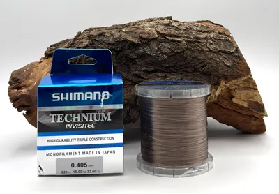 Image de Shimano Technium Invisitec, fil monofilament, 0,405 mm, 15,0 kg, 33,00 lb, 620 m, couleur gris