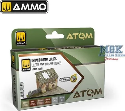 Image de Munitions de MIG ATOM20851 ATOM Urban Diorama Colors