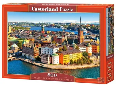 Immagine prodotto di Puzzle 500 pezzi Vecchia Stoccolma, Svezia 52790