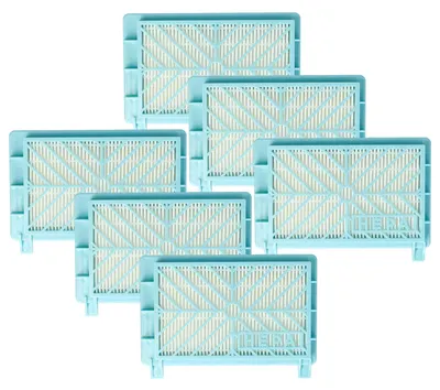 Produktbild von vhbw Anzahlx Staubsaugerfilter kompatibel mit Philips Staubsauger - HEPA-Filter Schwarz Weiß