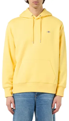 Produktbild von GANT Herren Reg Shield Hoodie Kapuzenpullover, Banana Yellow, XXL EU