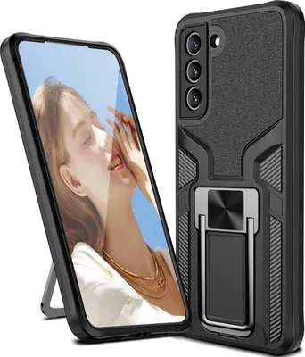 Produktbild von Hülle für Samsung Galaxy S21 FE 5G, schwarzer Magnet, SM-G990B, SM-G990E, SM-G990N