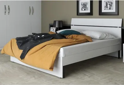 Immagine prodotto di Letto una piazza e mezza in legno colore bianco frassinato