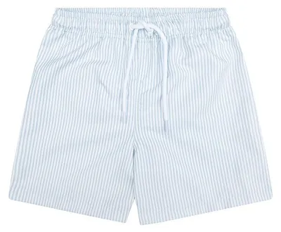 Produktbild von Swim Essentials Badeshorts – Blau/Weiß – Blaue Streifen