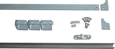 Image de HBS-BETZ Kit de rail de roulement 80786 Taille de rail 45x8mm STA galv. 75 ou 90mm Rl - 80786
