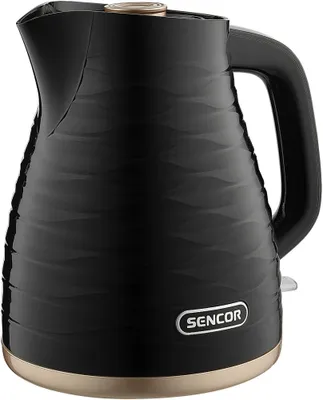 Produktbild von Sencor SWK 7501BK, 1,7 l, 2200 W, Schwarz, Edelstahl, Wasserstandsanzeige, Überhitzungsschutz