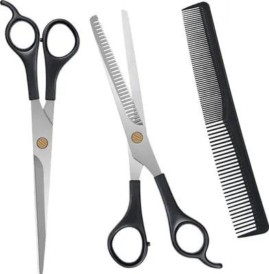 Produktbild von Haarschere Set Professionelle Friseurscheren Haarschneide Kamm Kit