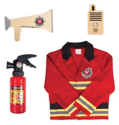 Image de Bigjigs Costume de pompier 3/5 ans
