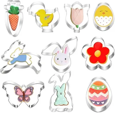 Zdjęcie produktu dla Forma do jajek i ciastek ze stali nierdzewnej do ciastek z Linz, do pisanek, na Wielkanoc