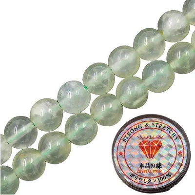 Image de Perles pour bijoux 4 mm, 180 pièces avec perle de coordination en préhnite