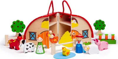 Produktbild von Bigjigs Toys Bauernhof im Koffer