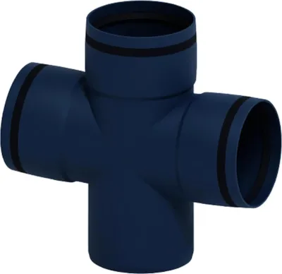 Immagine prodotto di Poloplast POLO-KAL XS, doppio raccordo, DN 110/110/87, 1 pz.