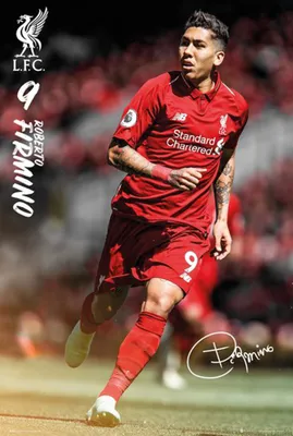 Produktbild von Fußball - Poster - FC Liverpool - Firmino 18/19