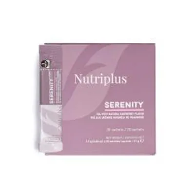 Obrázok produktu pre KBruShop Nutriplus Serenity bylinný čaj v prášku s malinovou príchuťou 30 vrecúšok