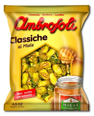 Zdjęcie produktu dla Ambrosoli Classiche Cukierki miodowe 130 g