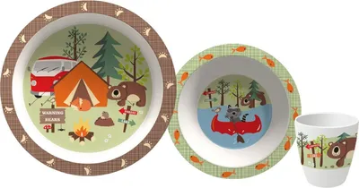 Produktbild von GIMEX 65570, Schüssel-Set, Rund, Melamin, Mehrfarbig, 3 Stück(e), 4,68 kg