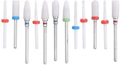 Productafbeelding van 12-delige Keramische Nagelboorset voor Manicure