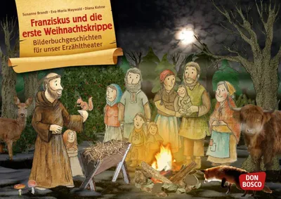 Produktbild von Franziskus und die erste Weihnachtskrippe. Kamishibai Bildkartenset.