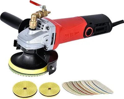 Image de Polisseuse professionnelle 860 W, 4 200 tr/min, rouge, 2 m