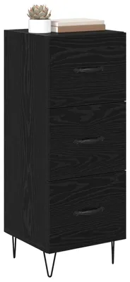 Obrázek produktu pro vidaXL Příborník vzhled černého dubu 34 x 34,5 x 90 cm materiál na bázi dřeva