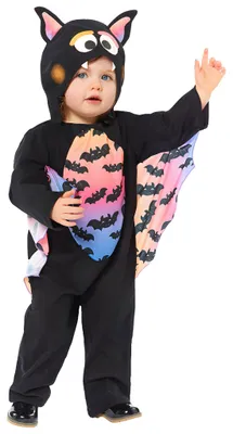 Produktbild von Batty Fledermaus Kostüm für Kinder Kindergröße: 62-68