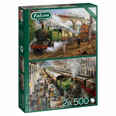 Obrázok produktu pre Falcon de luxe Mail by Rail 2x500 pcs, 500 kusov, Vozidlá, 12 rok / roky