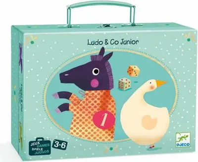 Obrázok produktu pre Klasická hra Ludo & Co Junior, Djeco