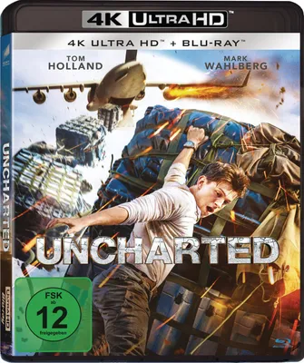 Obrázok produktu pre PLAION 1129914, Film, Blu-ray, Nemčina, Angličtina, 116 min, Uncharted, Dobrodružstvo