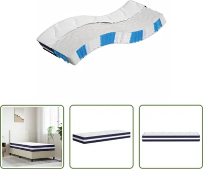 Produktbild von The Living Store Matratze Taschenfederkern Mittelfest 90x200 cm